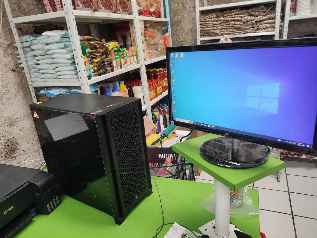 Punto de venta en mostrador